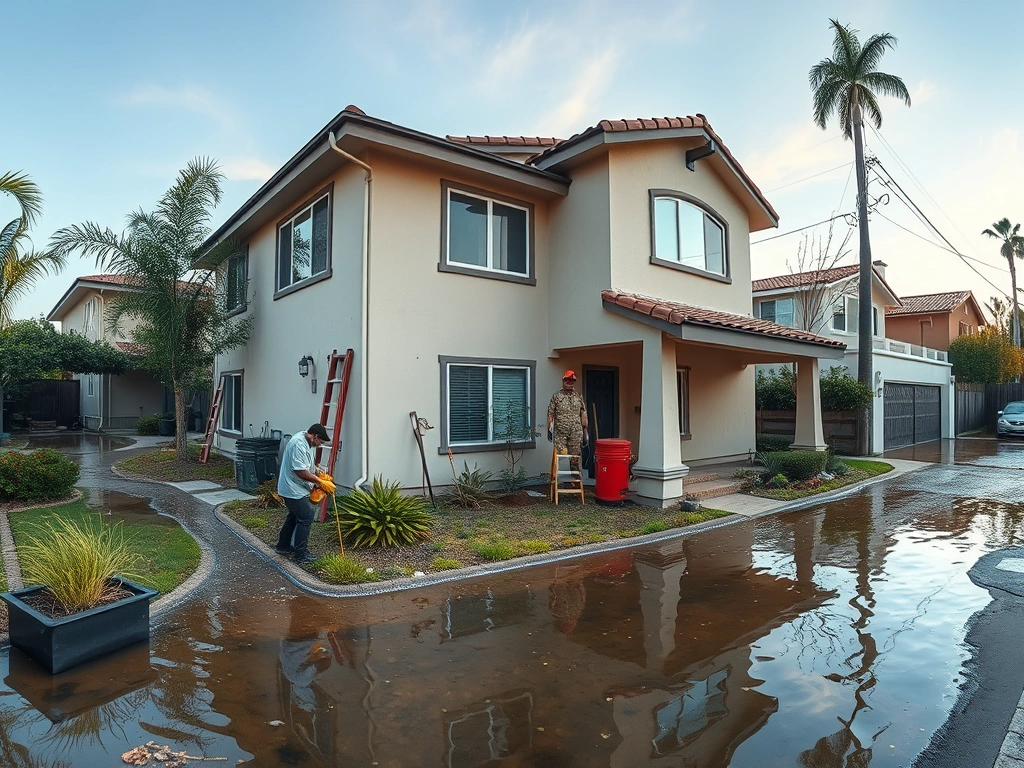 Santa Monica California Flood Restoration